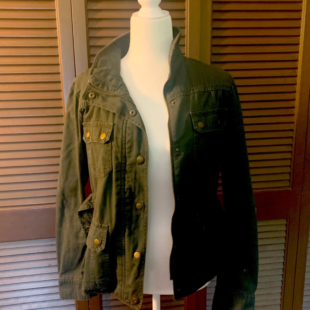 Olive utility jacket